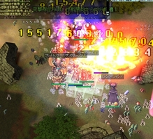 固まって進軍