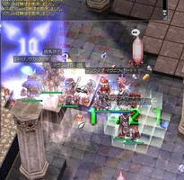 挟撃される位置